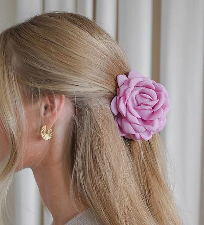 Daisy hårklemme lille - Gammelrosa