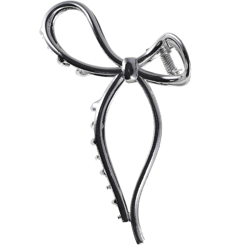Maya Hair Clip - Sløjfe Sølv