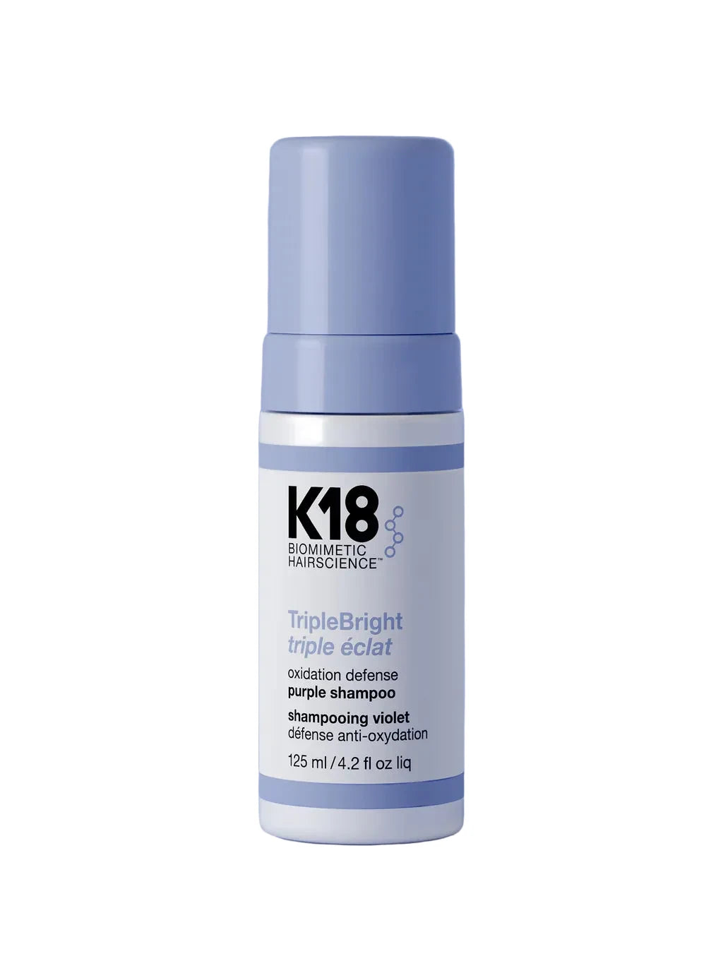 K18 TripleBright Oxidation Defense Purple Shampoo, 125 ml