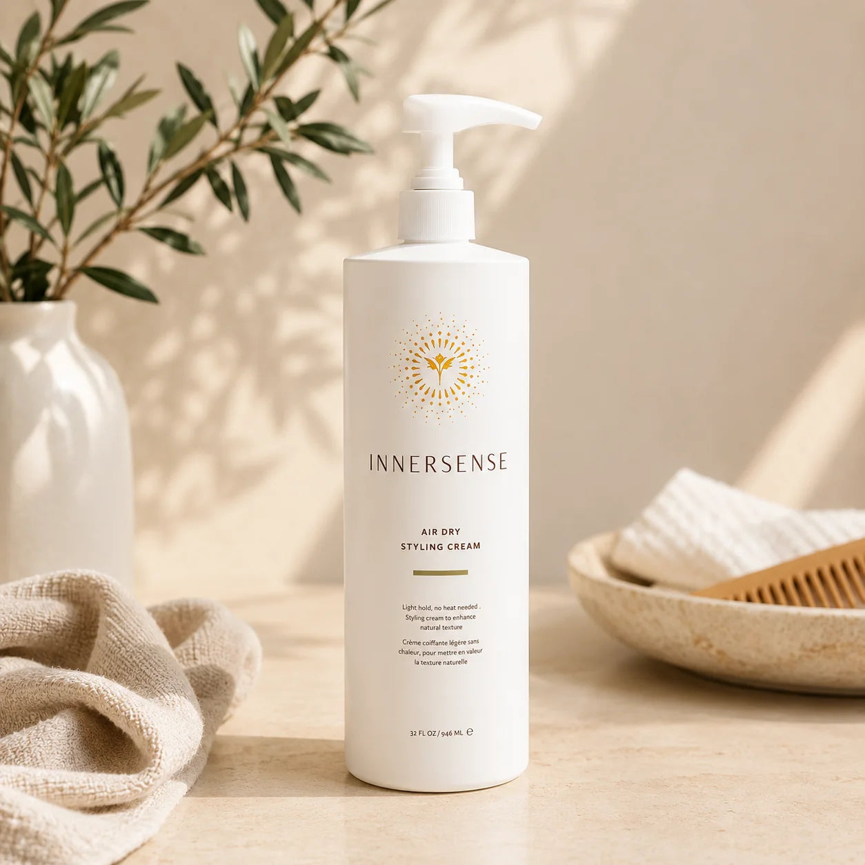 Innersense Air Dry Styling Cream, 946 ml