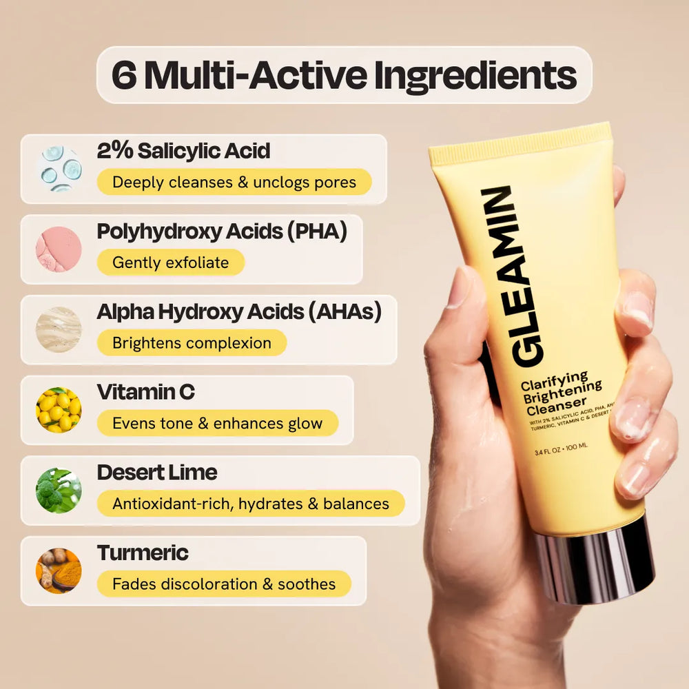 Gleamin Vitamin C Active Cleanser, 100 ml