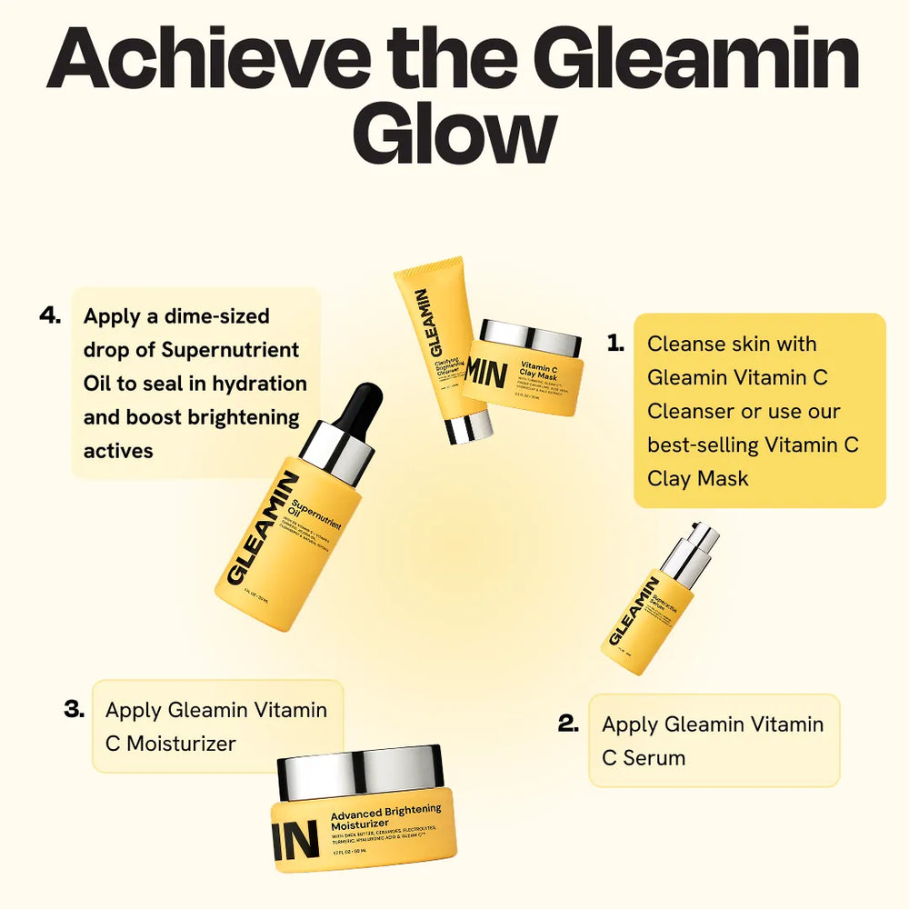 Gleamin Vitamin C Clay Mask, 75 ml