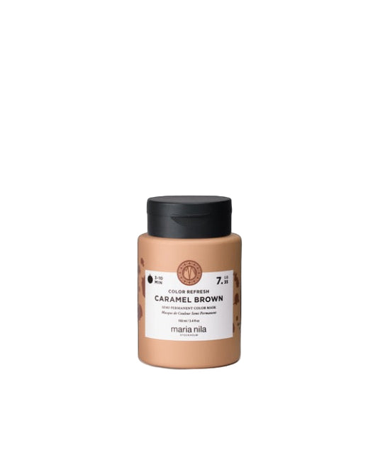 Maria Nila Colour Refresh 100 ml - 7.35 Caramel Brown