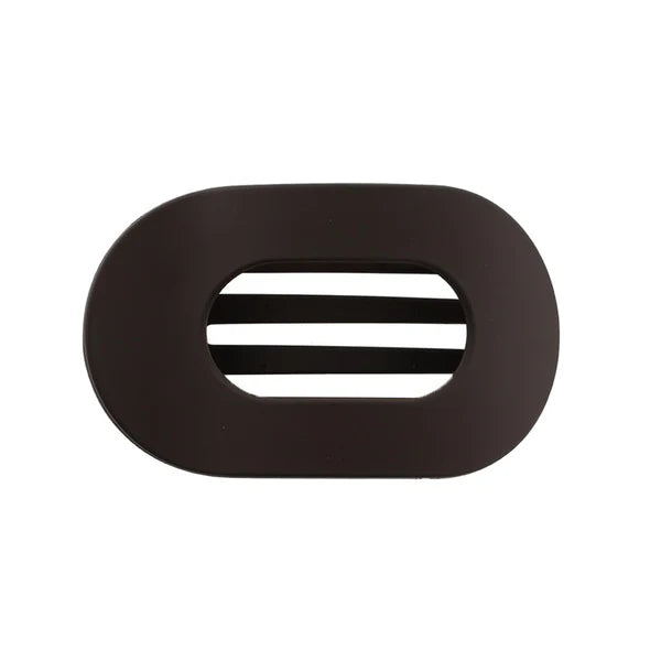 Eva Hårklemme - Stor - Mat Mørkebrun