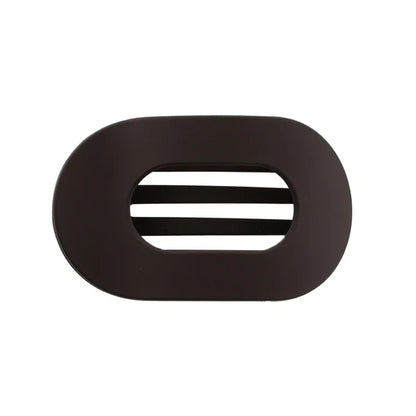 Eva Hårklemme - Stor - Mat Mørkebrun