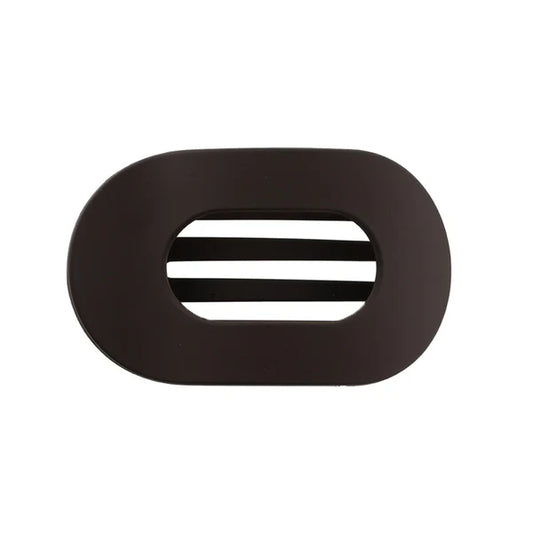 Eva Hårklemme - Stor - Mat Mørkebrun