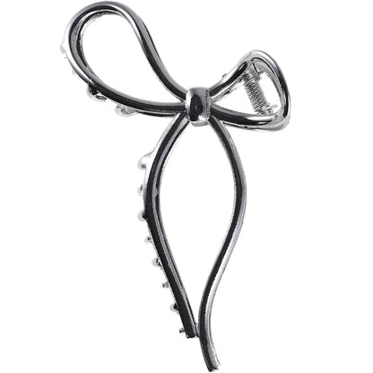 Maya Hair Clip - Sløjfe Sølv